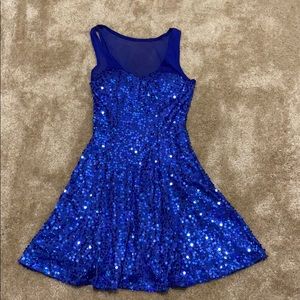 Blue Sequence Dress